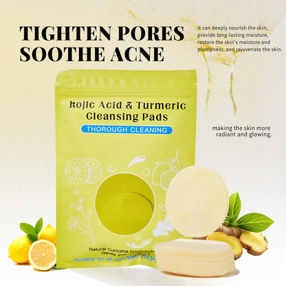Exfoliating and brightening facial cleansing mask
