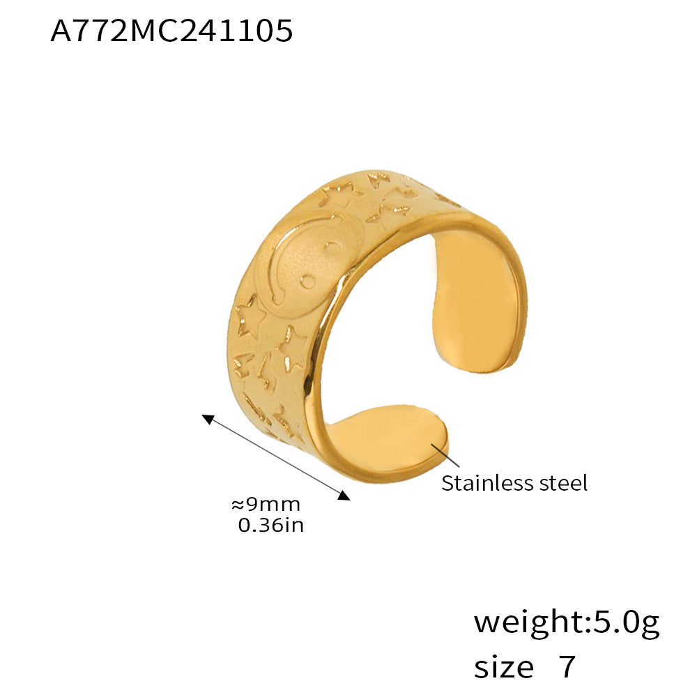 Fashion textured ring
