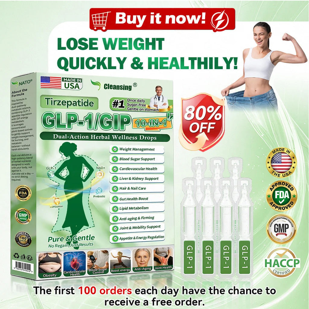 Cleansing® 𝐓𝐢𝐫𝐳𝐞𝐩𝐚𝐭𝐢𝐝𝐞 𝐆𝐋𝐏-𝟏/𝐆𝐈𝐏 𝐃𝐮𝐚𝐥-𝐀𝐜𝐭𝐢𝐨𝐧 𝐇𝐞𝐫𝐛𝐚𝐥 𝐖𝐞𝐥𝐥𝐧𝐞𝐬𝐬 𝐃𝐫𝐨𝐩𝐬✅𝐅𝐨𝐫 𝐨𝐛𝐞𝐬𝐢𝐭𝐲, 🅛🅞🅞🅢🅔 🅢🅚🅘🅝,𝐝𝐢𝐚𝐛𝐞𝐭𝐞𝐬, 𝐬𝐥𝐞𝐞𝐩 𝐚𝐩𝐧𝐞𝐚, 𝐣𝐨𝐢𝐧𝐭 𝐢𝐬𝐬𝐮𝐞𝐬, 𝐚𝐧𝐝 𝐦𝐨𝐫𝐞