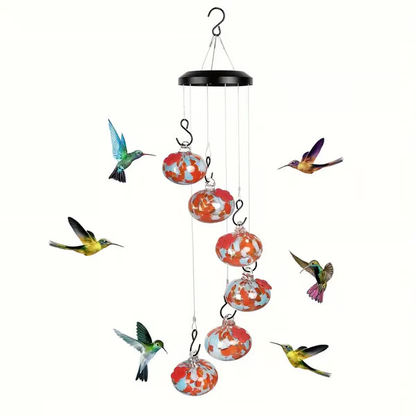 🎉Last Day 49% OFF🎉Charming Wind Chimes Hummingbird feeders