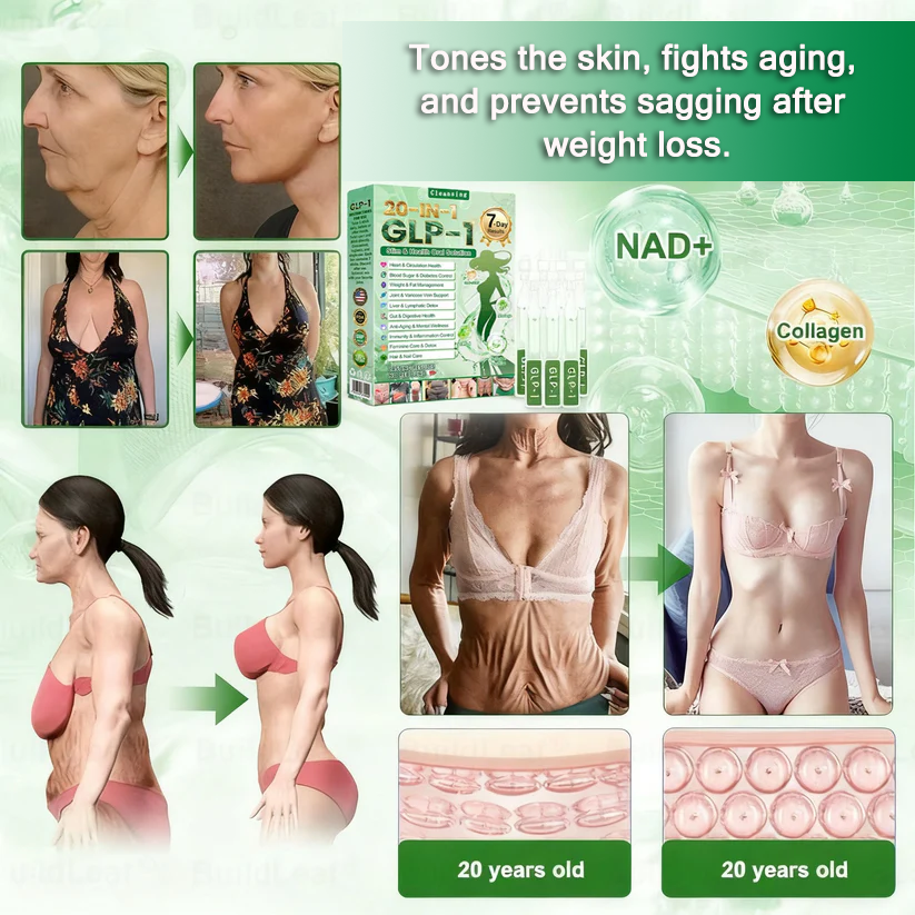 Cleansing® GLP-1 20-in-1 Weight Loss Supplement (Visible Results in 7 Days) helps improve obesity, cardiovascular health, diabetes, gut health, joint problems, firmer skin, and increased energy.