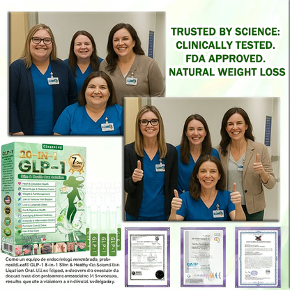 Cleansing® GLP-1 20-in-1 Weight Loss Supplement (Visible Results in 7 Days) helps improve obesity, cardiovascular health, diabetes, gut health, joint problems, firmer skin, and increased energy.