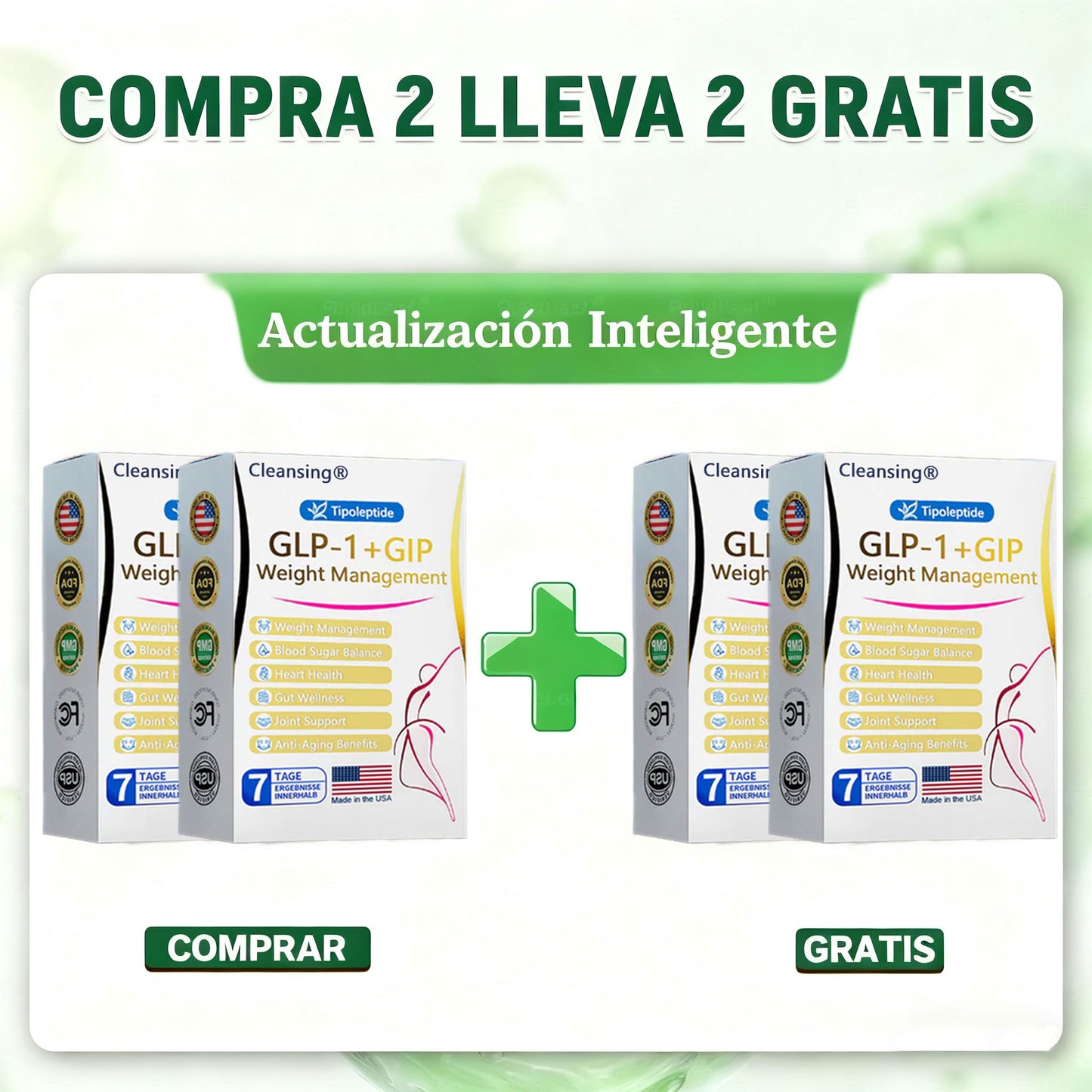 FDA | Tienda oficial de EE. UU. — Solución oral Cleansing® Telportide, solución de doble acción para bajar de peso con GIP y GLP-1, un frasco al día, resultados en 7 días🛍️