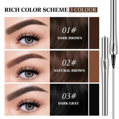 Waterproof four-pronged eyebrow pencil