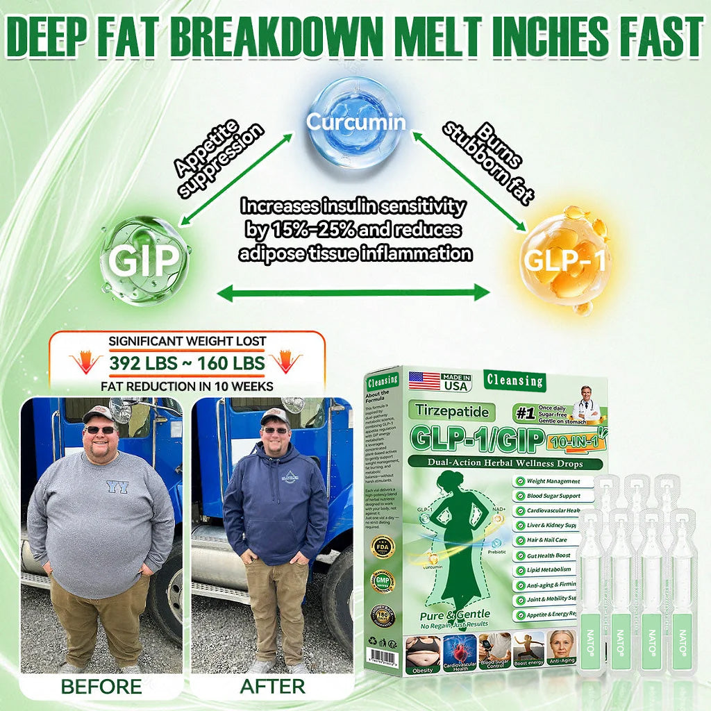 Cleansing® 𝐓𝐢𝐫𝐳𝐞𝐩𝐚𝐭𝐢𝐝𝐞 𝐆𝐋𝐏-𝟏/𝐆𝐈𝐏 𝐃𝐮𝐚𝐥-𝐀𝐜𝐭𝐢𝐨𝐧 𝐇𝐞𝐫𝐛𝐚𝐥 𝐖𝐞𝐥𝐥𝐧𝐞𝐬𝐬 𝐃𝐫𝐨𝐩𝐬✅𝐅𝐨𝐫 𝐨𝐛𝐞𝐬𝐢𝐭𝐲, 🅛🅞🅞🅢🅔 🅢🅚🅘🅝,𝐝𝐢𝐚𝐛𝐞𝐭𝐞𝐬, 𝐬𝐥𝐞𝐞𝐩 𝐚𝐩𝐧𝐞𝐚, 𝐣𝐨𝐢𝐧𝐭 𝐢𝐬𝐬𝐮𝐞𝐬, 𝐚𝐧𝐝 𝐦𝐨𝐫𝐞