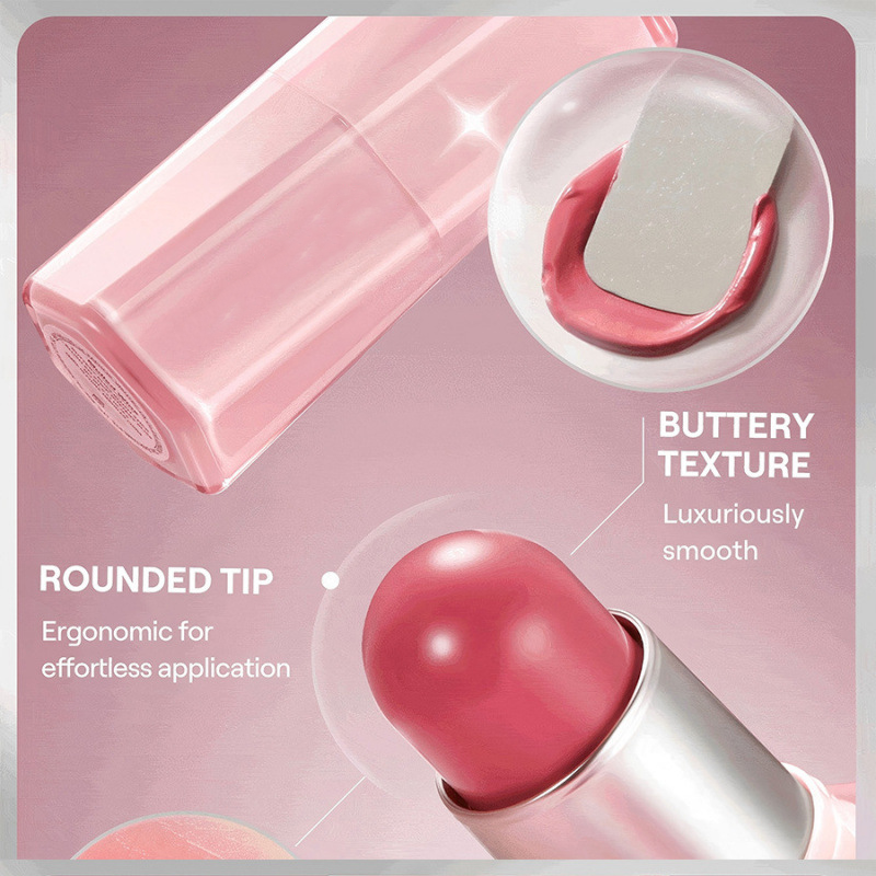 Waterproof and sweatproof butter blush