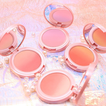 Sweet pink gradient blush