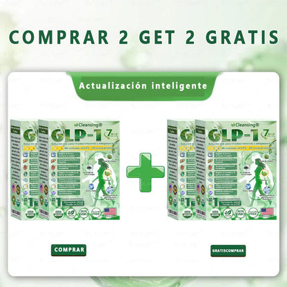 Cleansing® GLP-1 7-Day Intestinal Cleansing and Slimming Oral Liquid contiene 600 mil millones de probióticos vivos para ayudar con el control de peso, la digestión, el aumento de energía y la salud general. Resultados visibles en 7 días.
