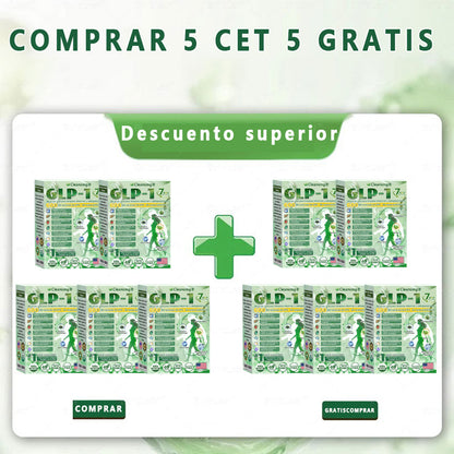 Cleansing® GLP-1 7-Day Intestinal Cleansing and Slimming Oral Liquid contiene 600 mil millones de probióticos vivos para ayudar con el control de peso, la digestión, el aumento de energía y la salud general. Resultados visibles en 7 días.