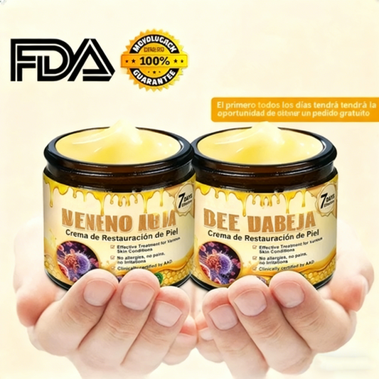 Crema restauradora de la piel con veneno de abeja Cleansing® aprobada por la FDA — 🔥70 % de descuento por tiempo limitado🔥