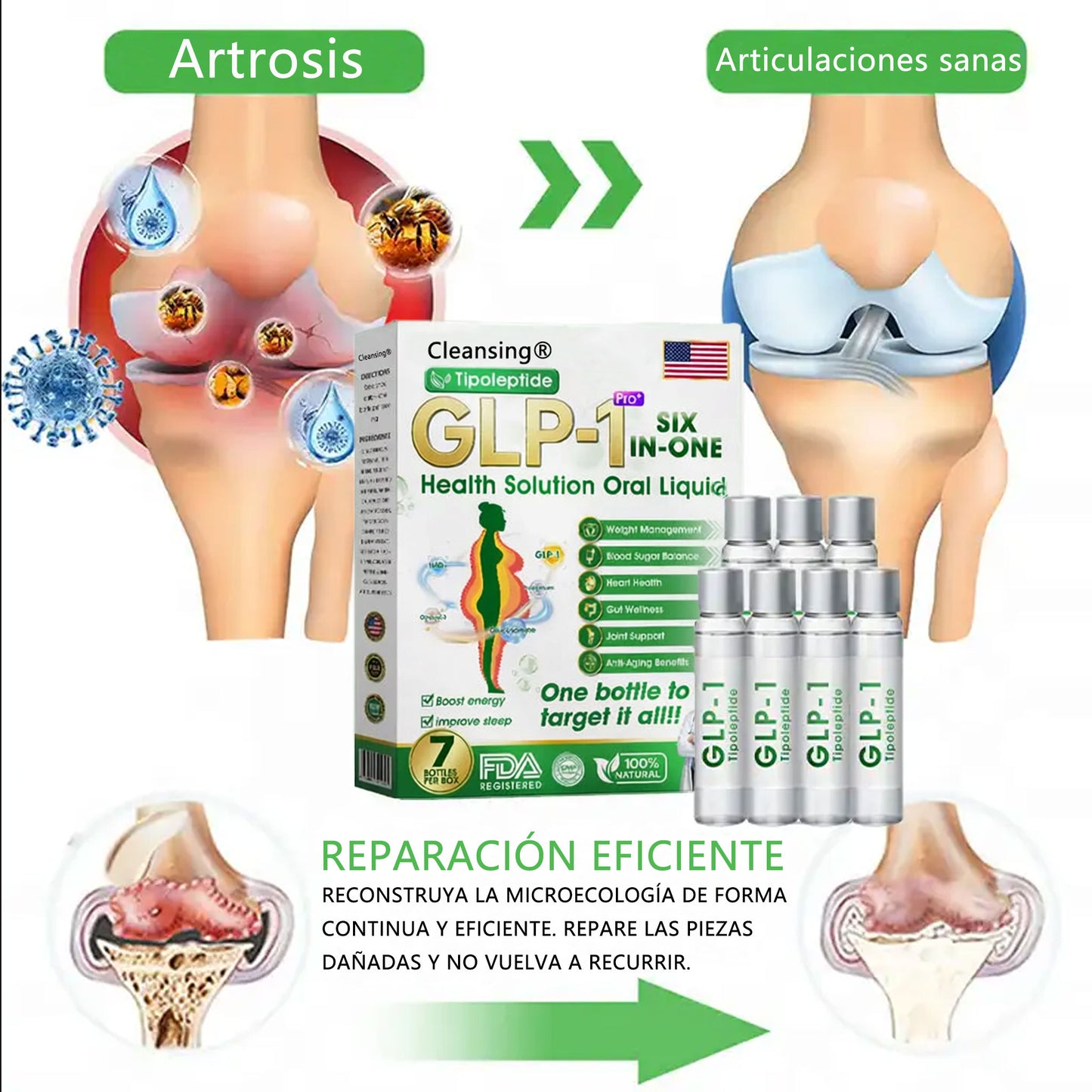 | 🎄Último día – 80% de descuento | 🇺🇲🏥 Cleansing® Líquido de salud seis en uno 💧 Diario ✅ Peso ⚖️, Corazón ❤️, Metabolismo 🔄, Sueño 💤, Digestión 🌿, Articulaciones 🤸 y Vitalidad 🌟 – ¡Resultados notables en 7 días! ✅