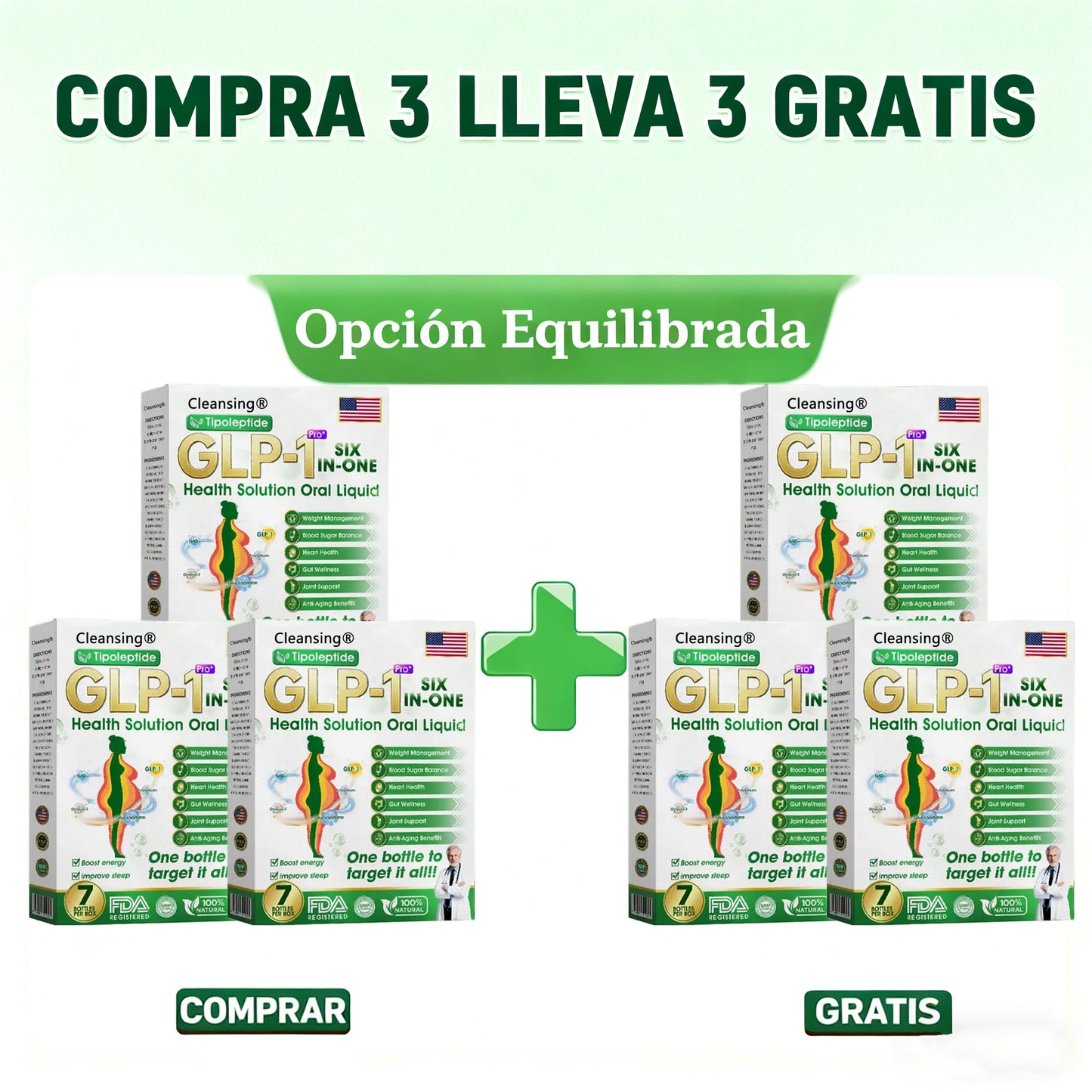 | 🎄Último día – 80% de descuento | 🇺🇲🏥 Cleansing® Líquido de salud seis en uno 💧 Diario ✅ Peso ⚖️, Corazón ❤️, Metabolismo 🔄, Sueño 💤, Digestión 🌿, Articulaciones 🤸 y Vitalidad 🌟 – ¡Resultados notables en 7 días! ✅