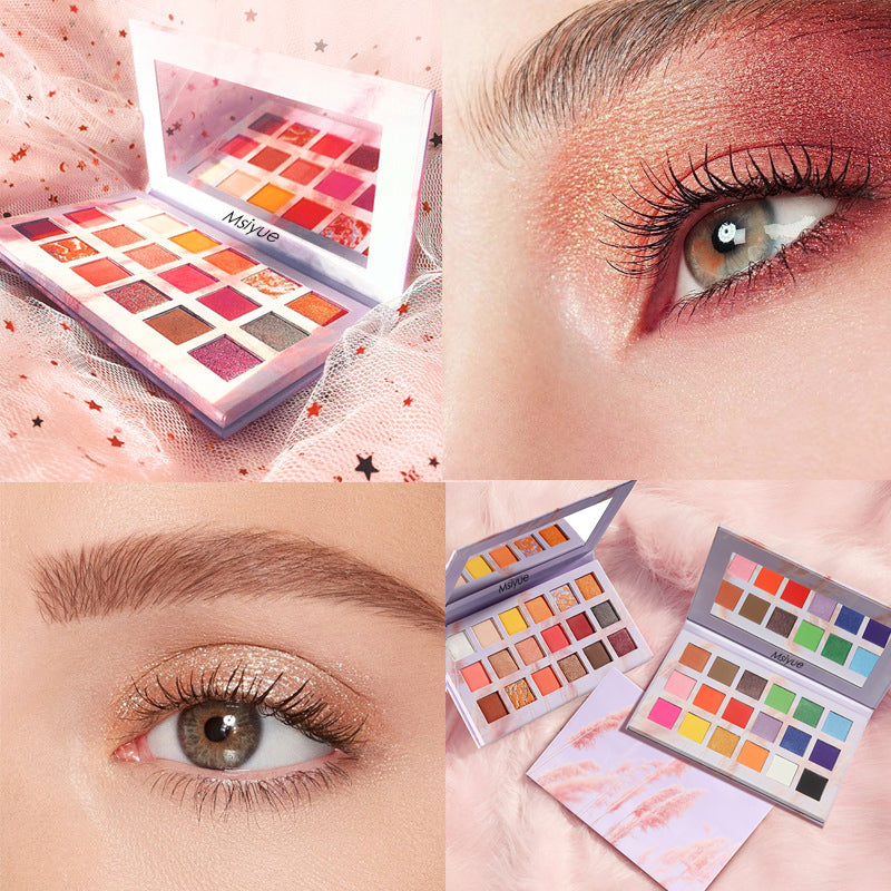 3D Pearlescent 18-Color Eyeshadow Palette