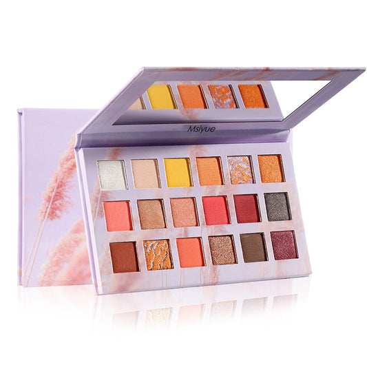 3D Pearlescent 18-Color Eyeshadow Palette