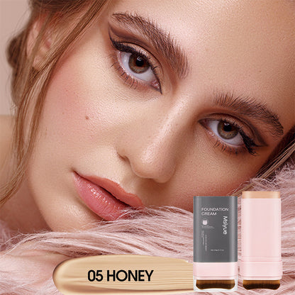 Clear Cover Foundation Stick in 5 Colors with Brush