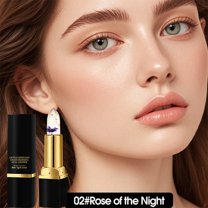 Crystal Gold Foil Color-Changing Petal Lipstick
