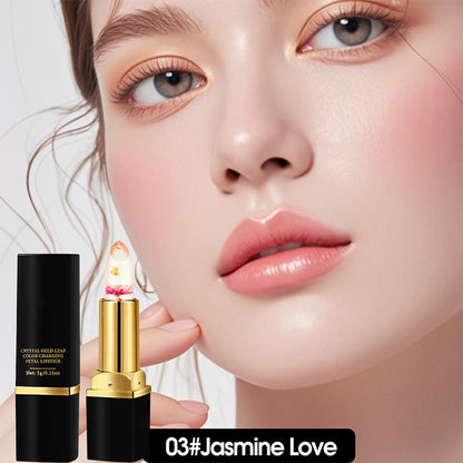 Crystal Gold Foil Color-Changing Petal Lipstick