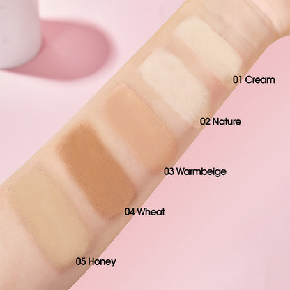 Clear Cover Foundation Stick in 5 Colors with Brush