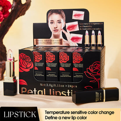Crystal Gold Foil Color-Changing Petal Lipstick